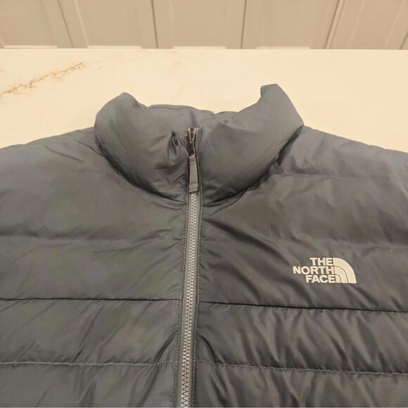 The North Face Crimptastic Hybrid Jacket Mens XXL Gray Black 550 Down Puffer * - Picture 6 of 13